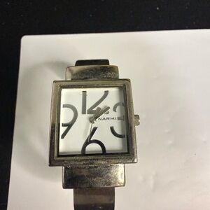 Armani Silver Square Watch